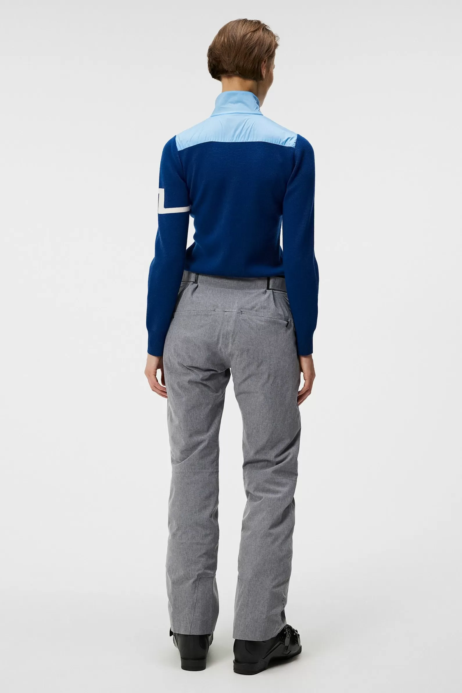 J.Lindeberg W Watson 2 0 Pant Medium Grey Melange*KVINNOR Byxor
